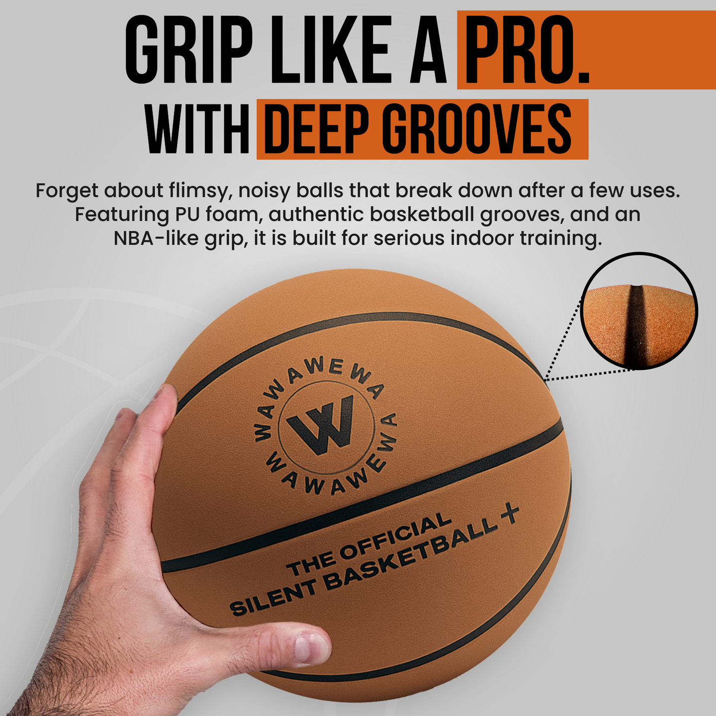 The Official Silent Basketball (size 7) Uncompressed