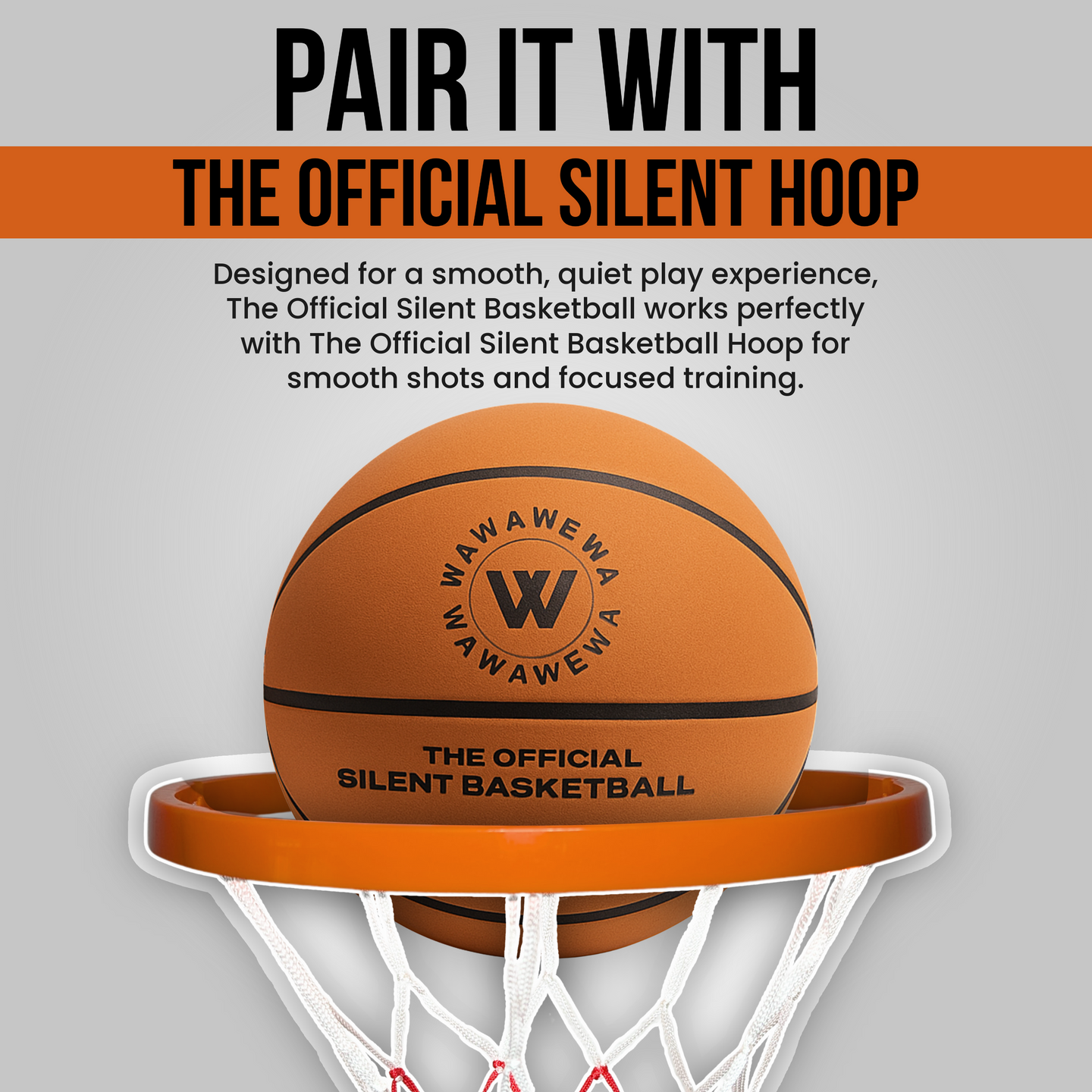 The Official Silent Basketball (size 7) Uncompressed