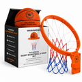 The Official Silent Basketball (Size 7) Bundle with Hoop