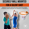 The Official Silent Basketball (Size 3) Bundle with Hoop