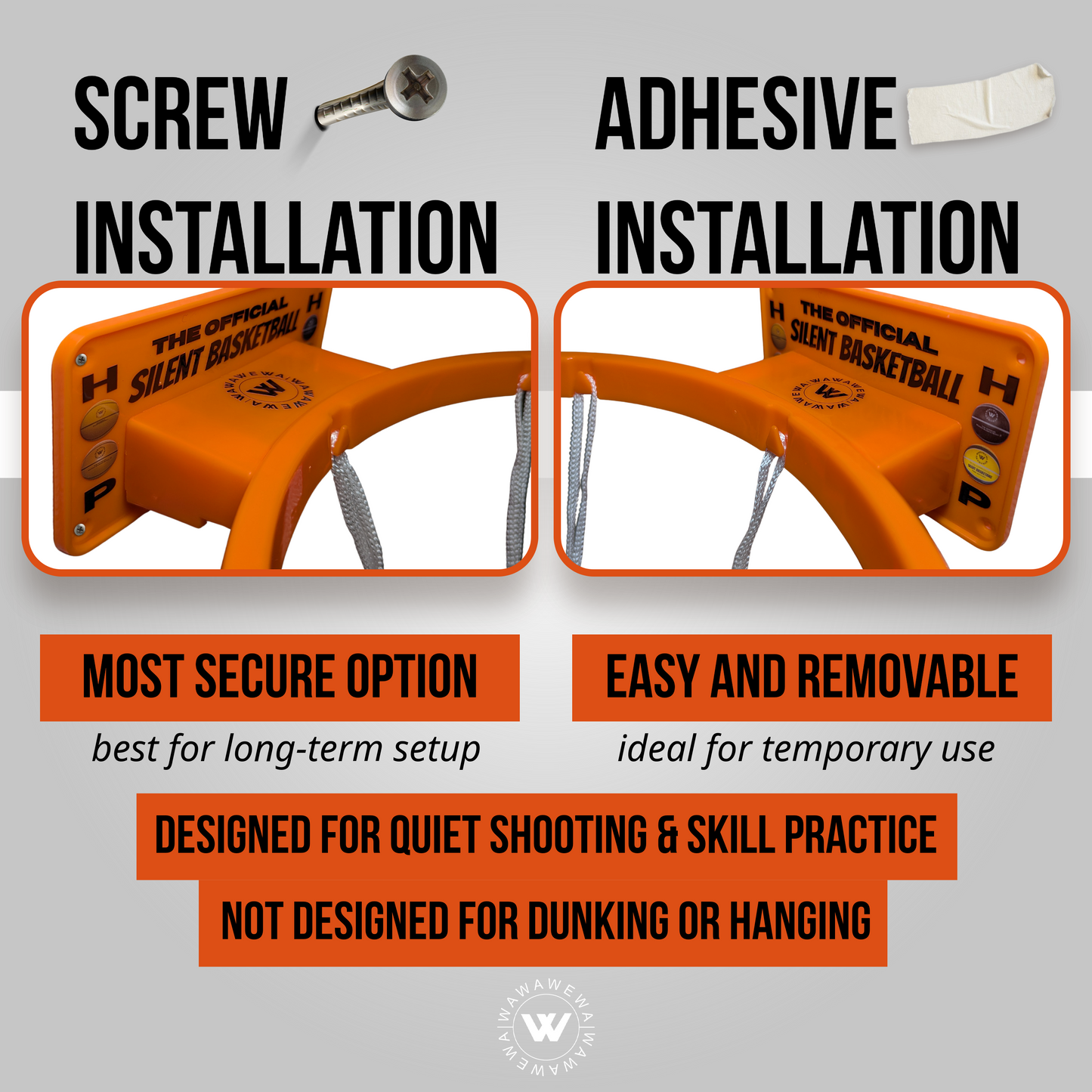 The Official Silent Basketball Hoop